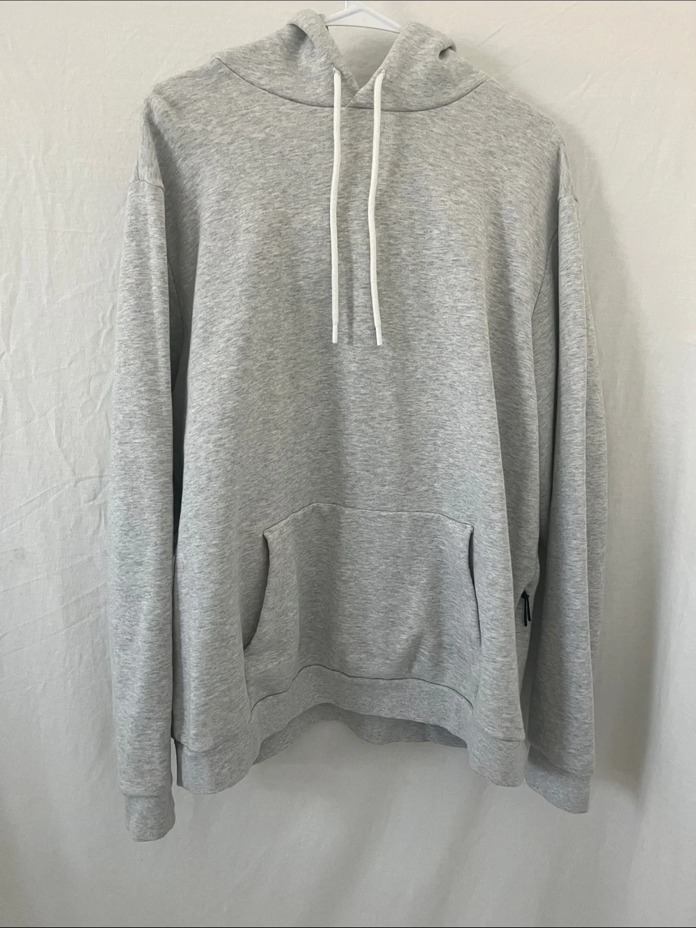 Banana Republic Light Gray Hooded Sweatshirt